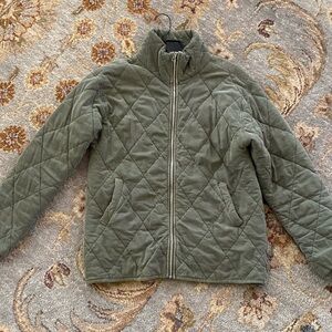 ⭐️ LIKE NEW ⭐️ light army green quilted jacket, SMALL